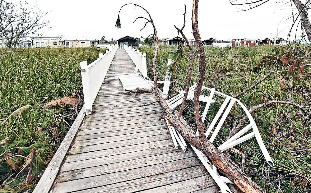 Trails End Resort decimated during hurricane